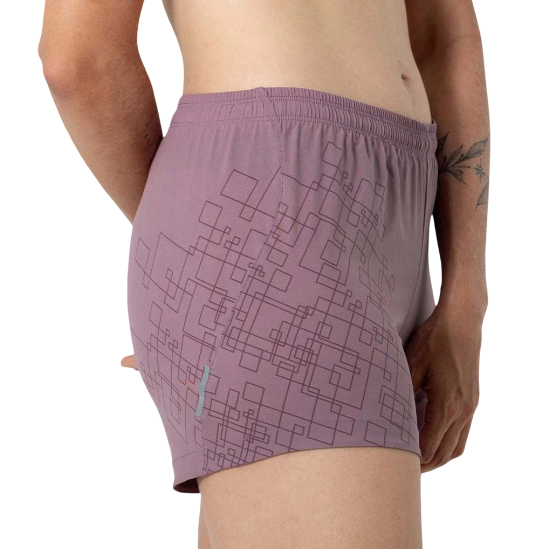 SHORT RUNNING DE DAMA SEMPLICITÁ BERRY MILK SAFETTI