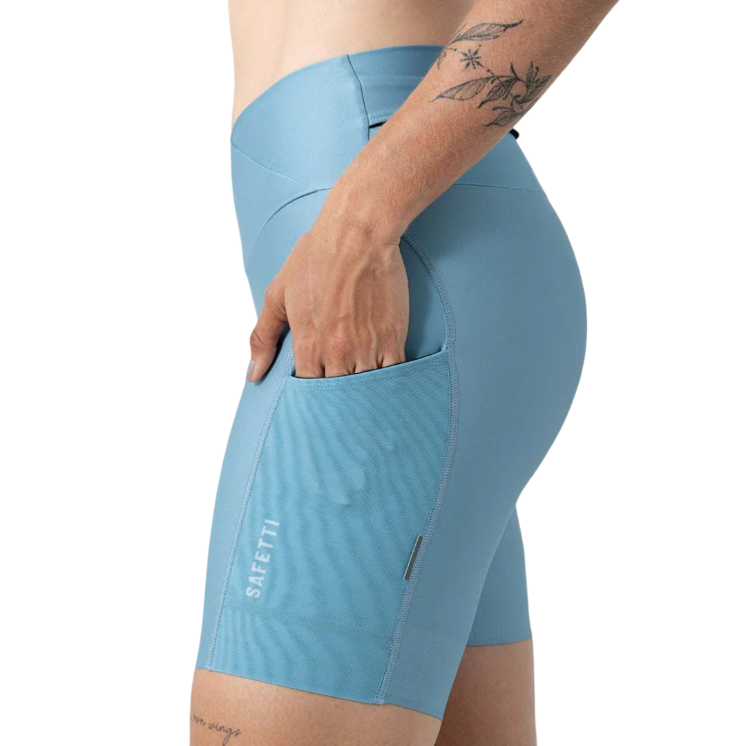 BIKER RUNNING DE DAMA TITAN 2,0 AZUL POLVO SAFETTI