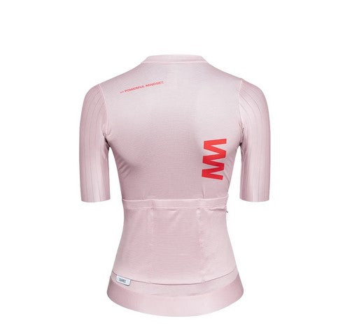 Camiseta De Ciclismo Dama Velocity Crystal Rose 2.3 Performance Force 2024 V1