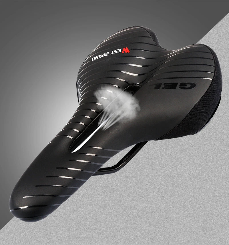 Sillín para Bicicleta West Biking con luz trasera para MTB