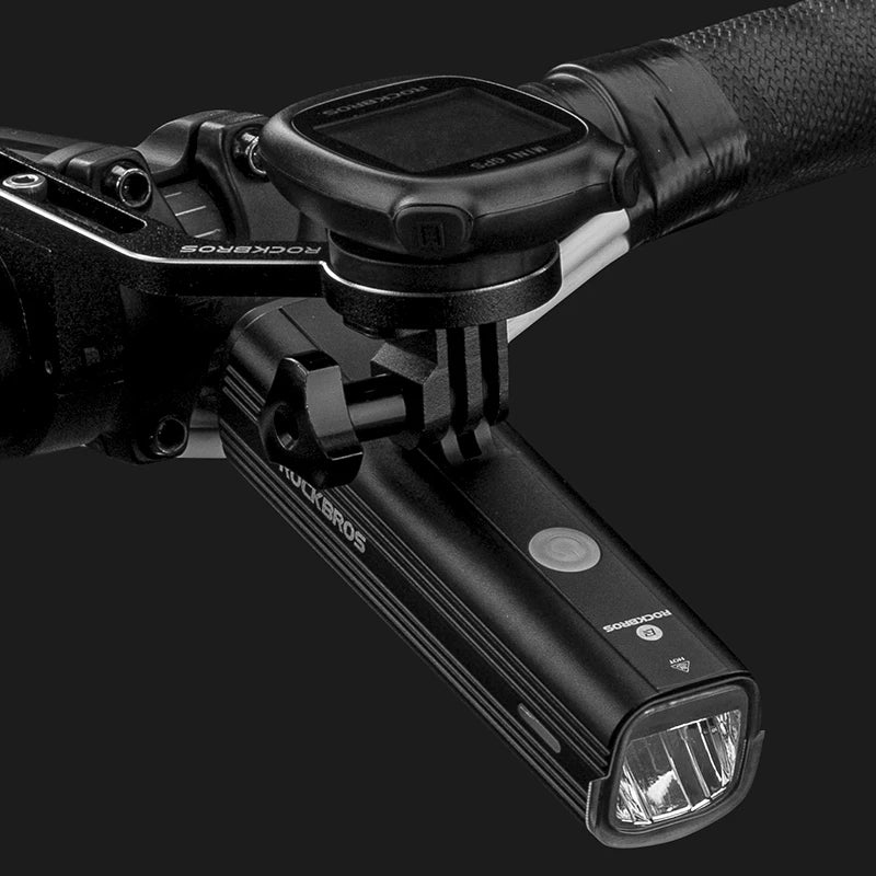 Luz Delantera para Bicicleta, recargable vía USB, para ciclismo de montaña Rockbros