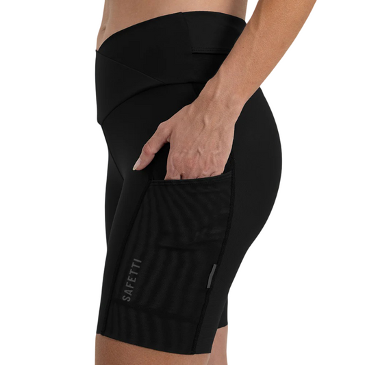 BIKER RUNNING DE DAMA TITAN 2.0 PRETO SAFETTI