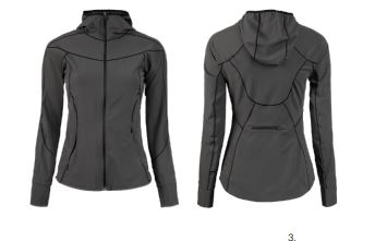 CHAQUETA RUNNING DAMA BALANCE GRAY W SUAREZ