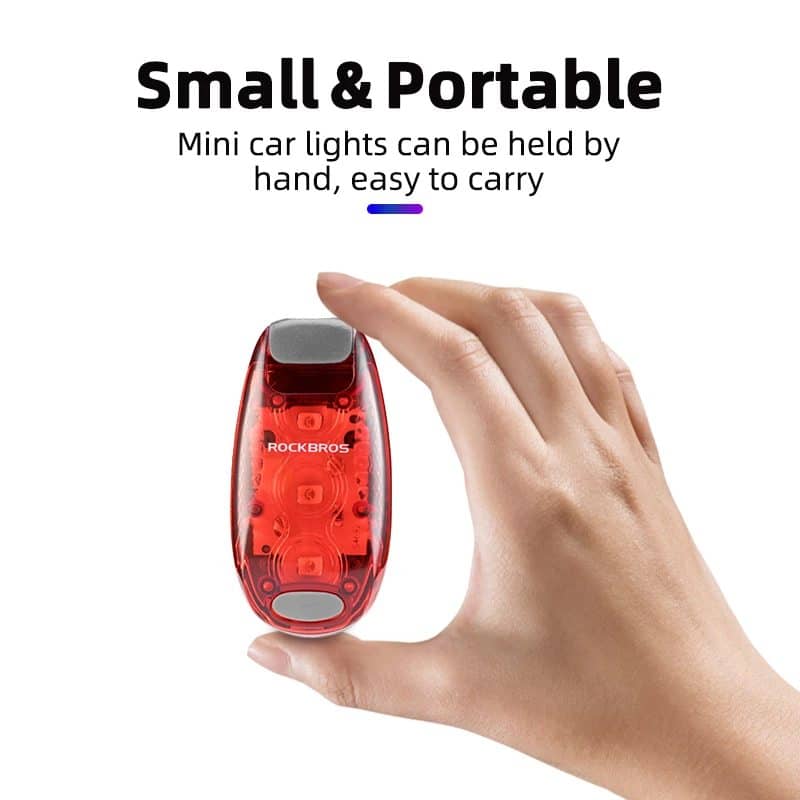 Luz Posterior para bicicleta ZPWD-1 de baterías intercambiables Rockbros