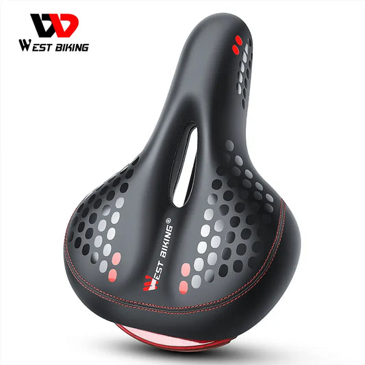 Sillín Para Bicicleta de Montaña con luz trasera West Biking