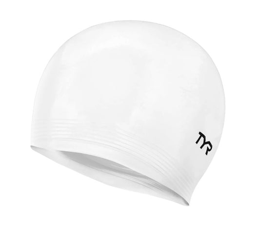 Gorro de natación de látex para adultos